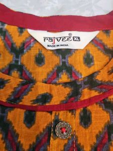 Vibrant Diamond Print Kurta