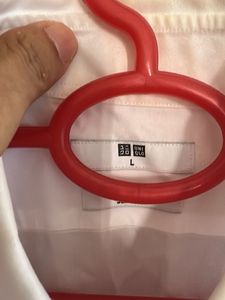 Classic White Men's Dress Shirt