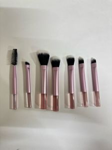 Mini Pink Makeup Brush Set with Pouch