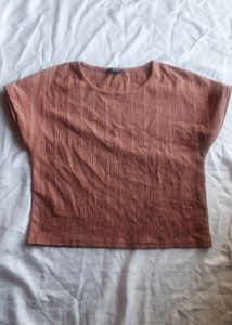 Women's Textured Peach Top