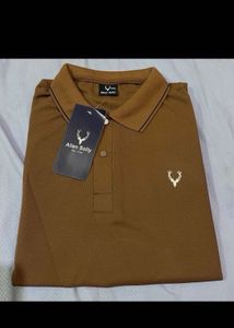 Allen Solly Men's Brown Polo T-Shirt