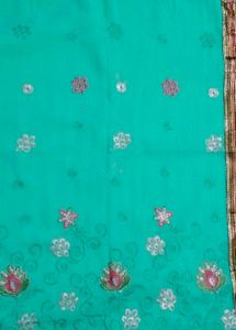 Synthetic Fancy Saree (Bright Shinee Colour)