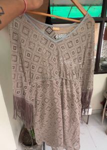 Crochet Tunic with Fringe