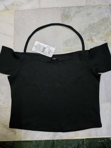 black off shoulder top