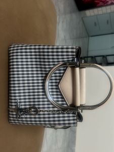Chic Gingham Handbag