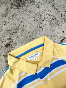U.S.P.A Striped Polo T-Shirt