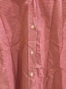 Puff Sleeves Red Checks Semi Formal Shirt