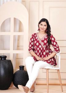 3 Red Tops Combo Chic at ₹599 only