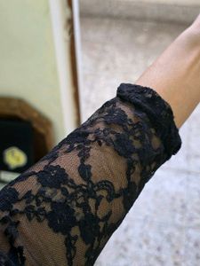 Elegant Black Lace Dress