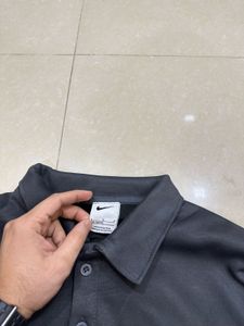 Nike Grey Polo Sweatshirt | Winter Wear