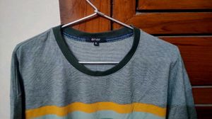 💫👕 Grey Everyday Striped T-Shirt