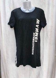1068. Black Graphic Print T-Shirt