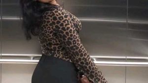 Leopard print top