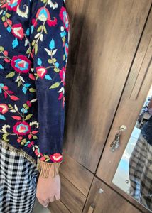 Handwork High Low Short Jacket