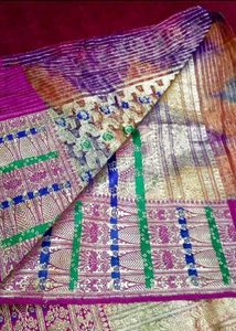 ✨ Premium Banarasi Silk Saree – Rich Zari