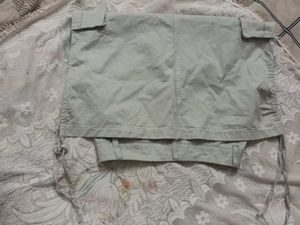 Khaki Cargo Skirt