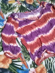 Tie-Dye Long Sleeve Top