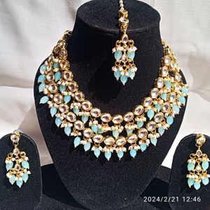 Brended Best Quality Kundan Jewellery Set