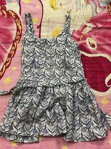 Floral Print kurti with Tie Waist
