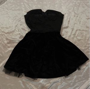 Ballerina Satin &amp; Velvet Dress