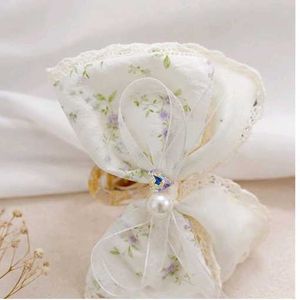 Floral Hair Clip with Pearl Accent