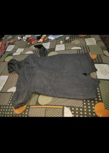 Men's Stylish Grey Hooded Jacket