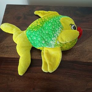 Green and yellow Fish plush toy from Lankawi