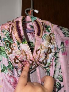 Floral Print Lightweight Jacket shirt