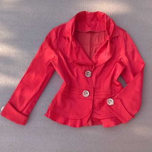 Pretty Vintage Red Blazer