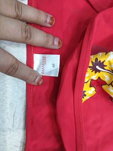 Red Floral 🤎Bikini Bottom