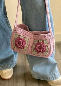 Handmade Crochet Sunflower Pouch