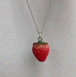 Cute Strawberry Pendant Necklace