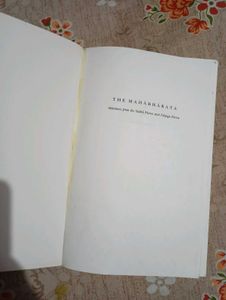 The Mahabharata Selections