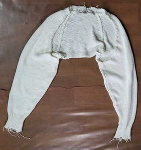 Crochet Off-white Bolero