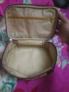 Embroidered Floral Pouch