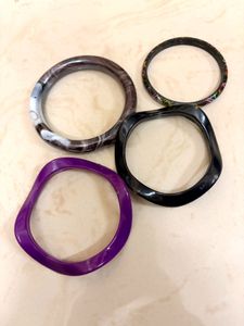 Set of 4 Unique Bangles