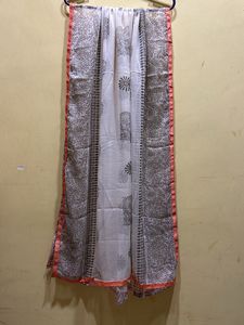 Peach Colour Kurta &amp; Pant With Dupatta Set Size XL