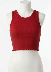cute cherry red tank top