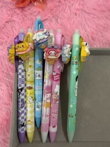 Pack of 6 Cute Sanrio  Erasable Gel Pens Se