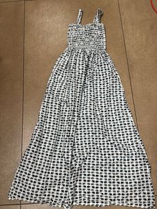 Maxi Dress with Elephant Print