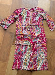 Vibrant Paisley Print Kurta