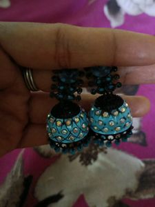 Ear Ring Sky Blue...