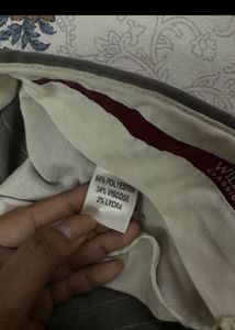Will's Grey Striped Trousers