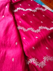 Red Silk Banarasi Saree