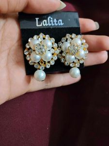 Unique Pearl &amp; Crystal Jewellery Set