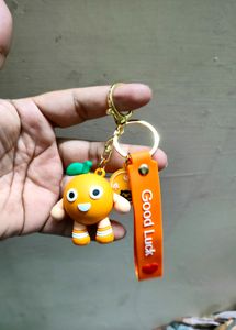 Design Keychain Orange Color🍊