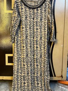 Elegant Embroidered Ethnic Gown