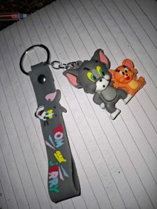Tom &amp; Jerry Keychain (pack of 3 )