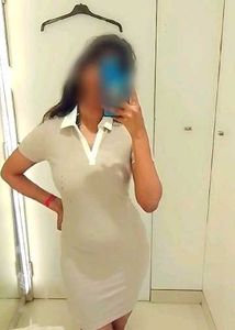 Casual Beige Polo Dress