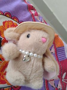 Cute Bunny Plush Toy with Pearls